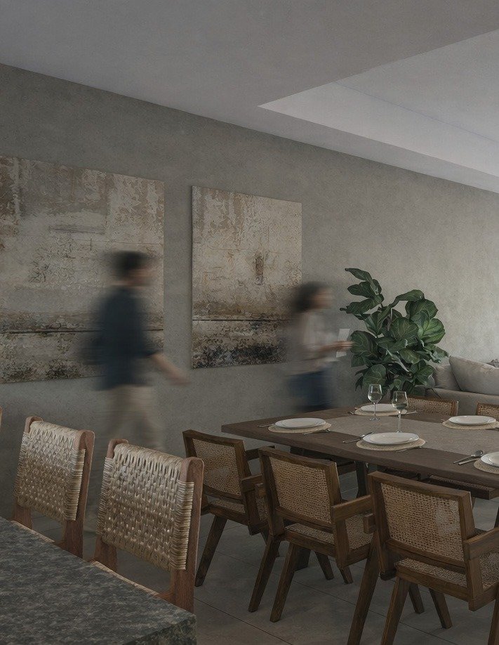 Comedor de una residencia Nima Town